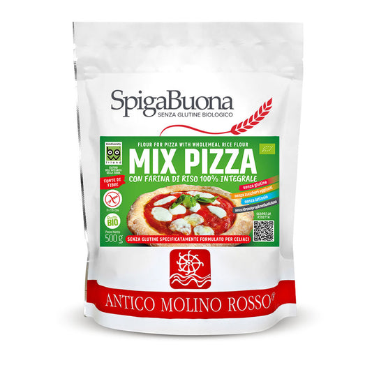 Mix Semiintegral fără Gluten pentru Pizza ECO, 500g