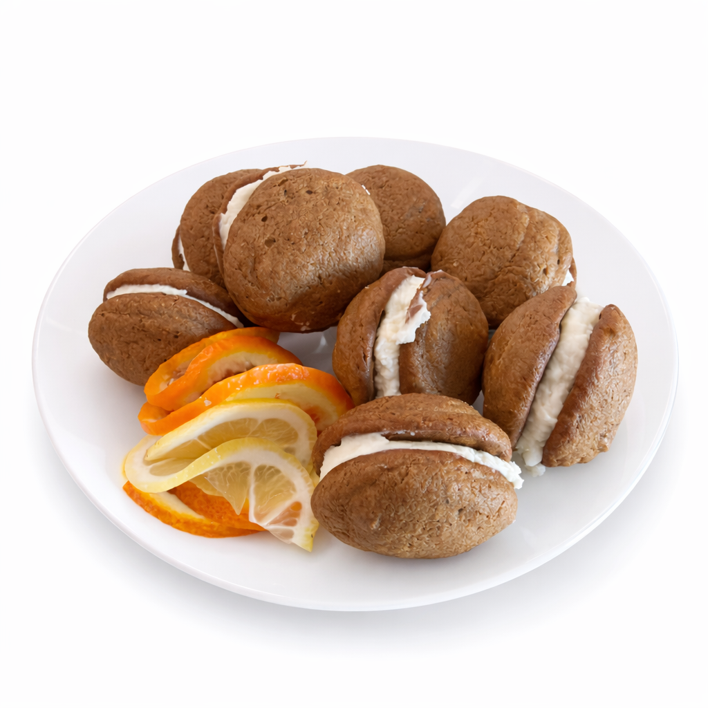Biscuiți Moi cu Cremă de Casă – Nasul Roșu, 300g