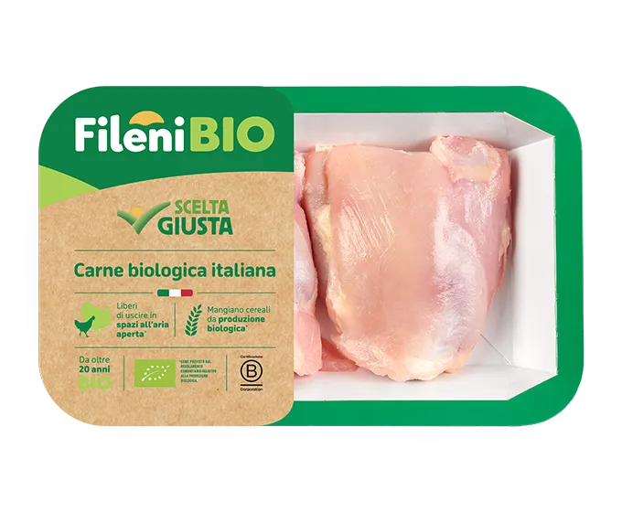 Pulpe Dezosate de Pui fără Piele BIO – Fileni