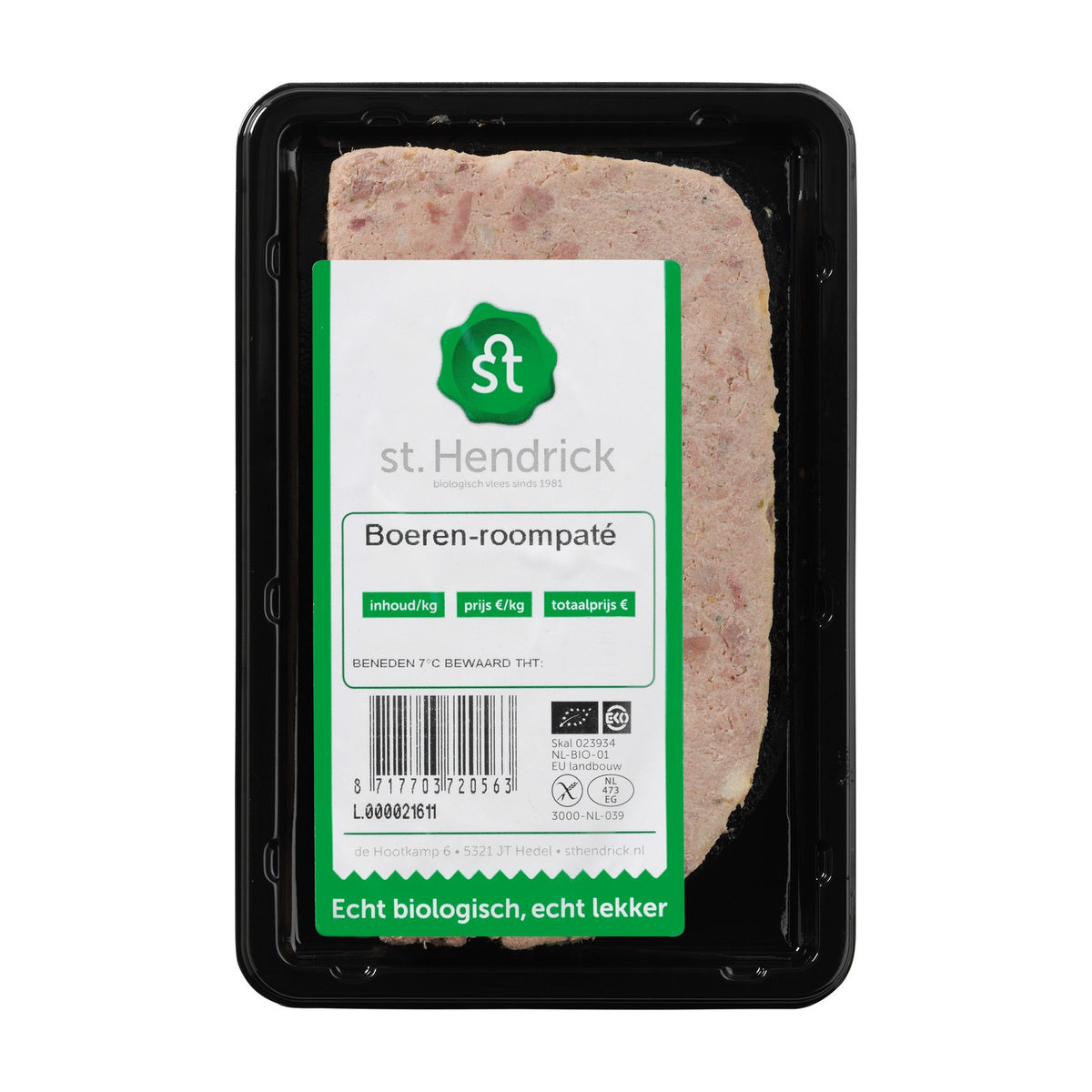 Pate Rustic din Ficat de Porc ECO, 140g