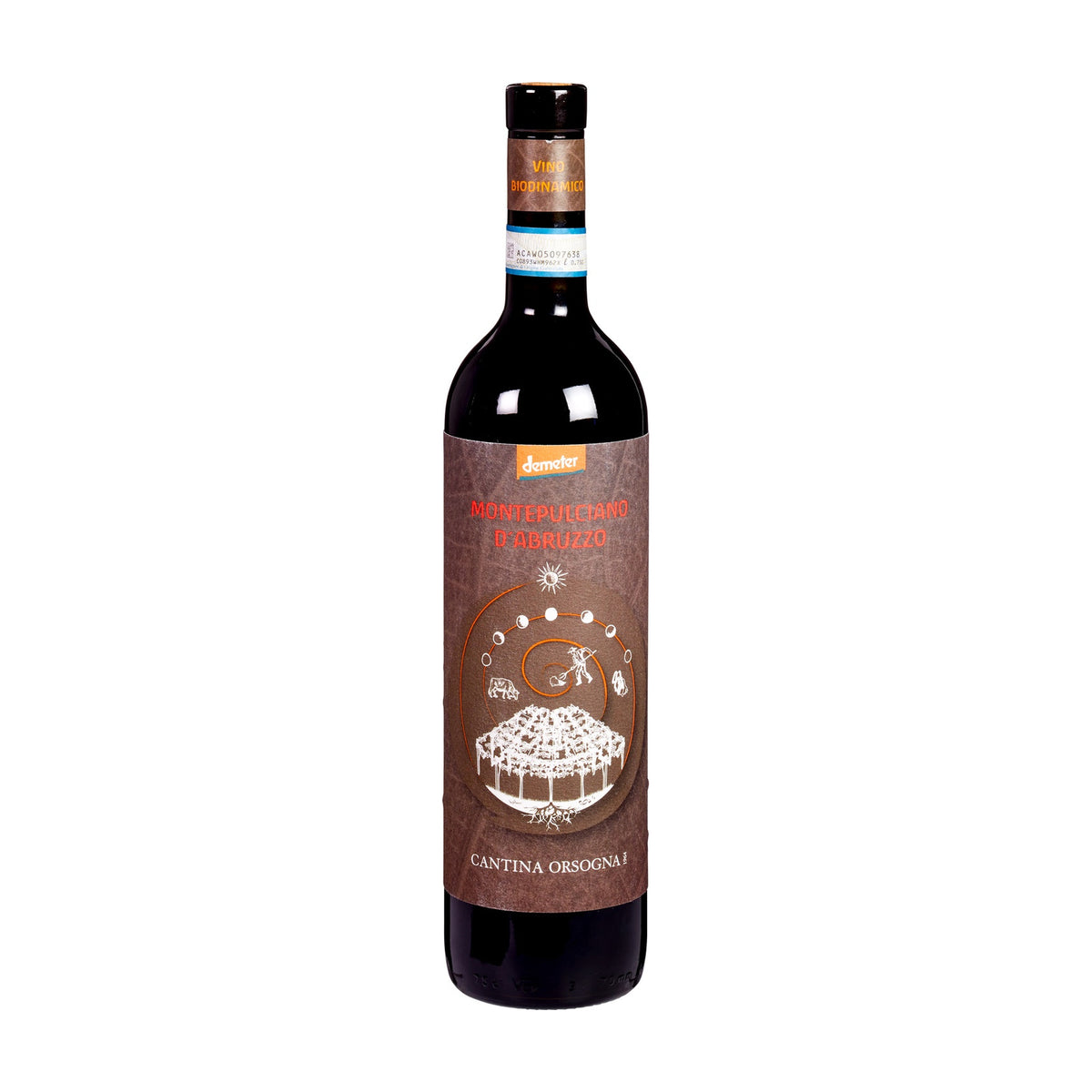 Vin Roșu Montepulciano d'Abruzzo DOP ECO & Demeter, 750ml