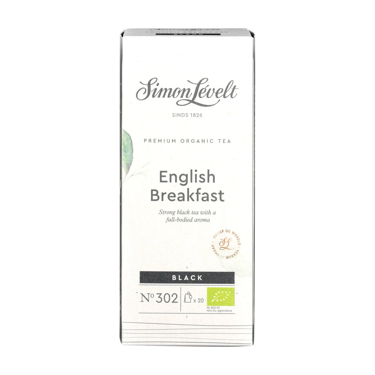 Ceai Negru English Breakfast ECO, 20 Plicuri