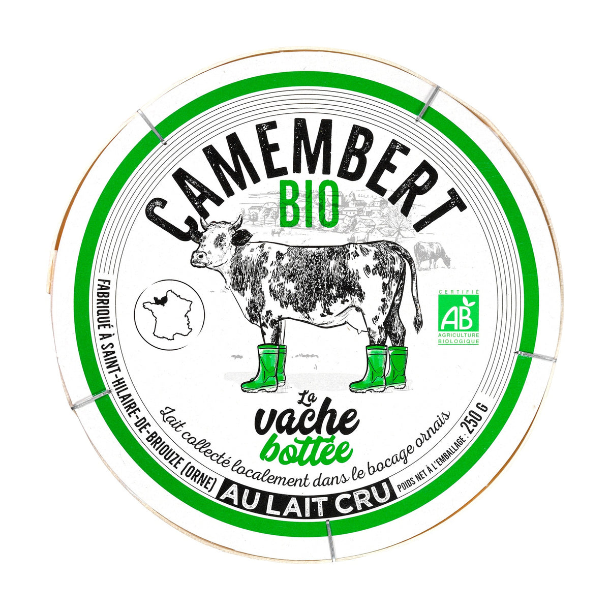 Camembert din Lapte Crud ECO, 250g