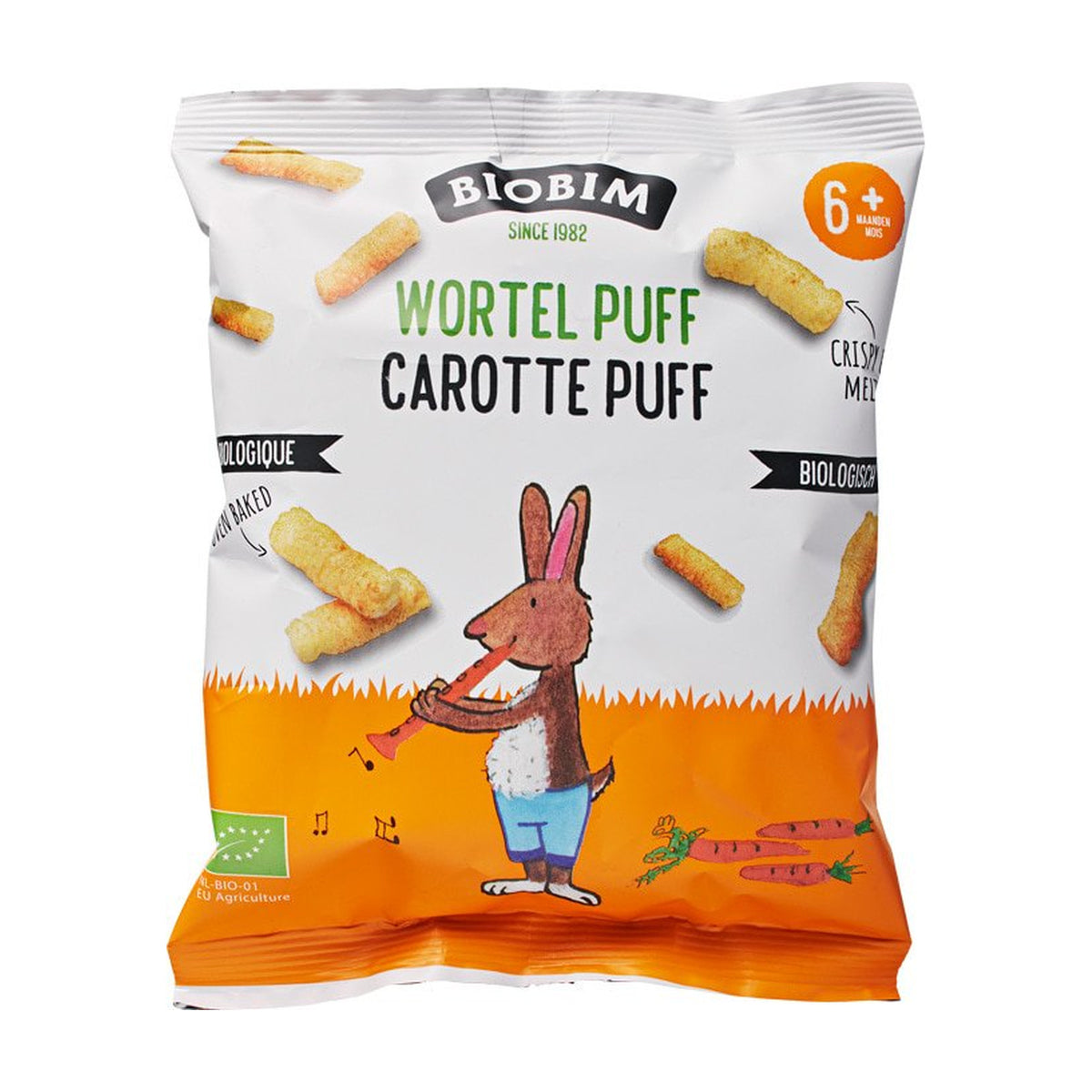 Pufuleți cu Morcov ECO (6+ luni), 20g