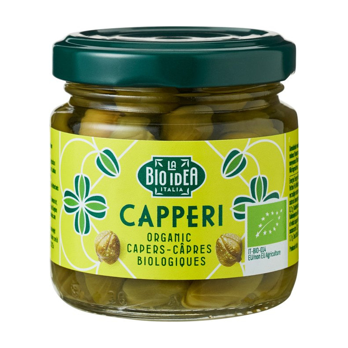 Capere în Oțet de Vin ECO, 100g