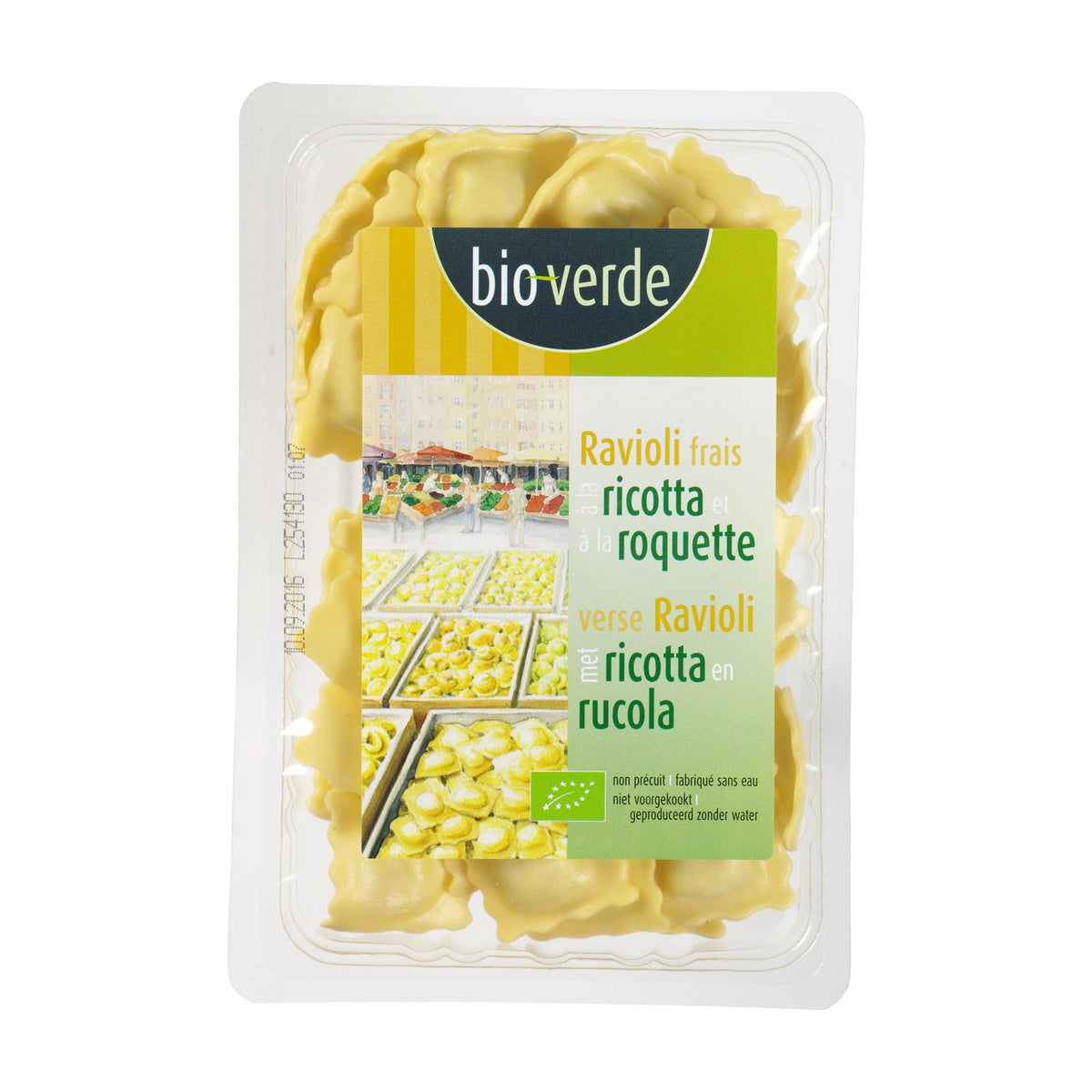 Ravioli Proaspete cu Ricotta și Rucola ECO, 250g