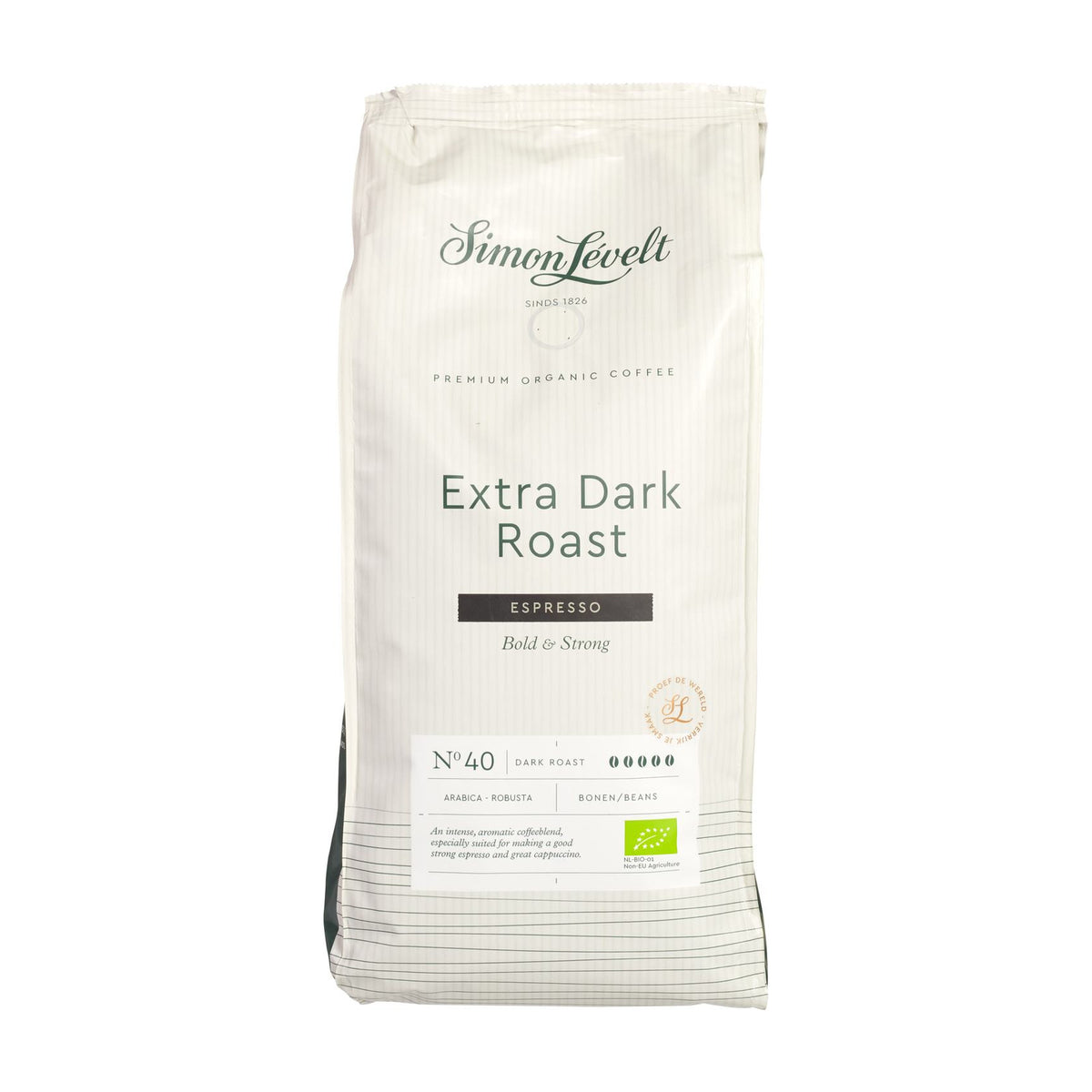 Cafea Boabe Espresso Prăjire Foarte Intensă ECO, 1kg