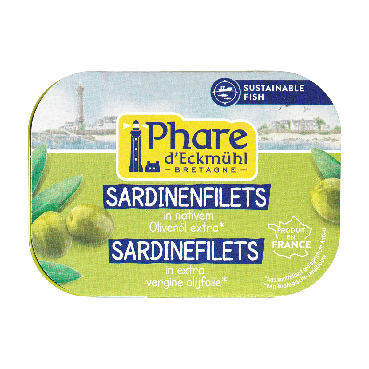File de Sardine în Ulei de Măsline ECO, 100g