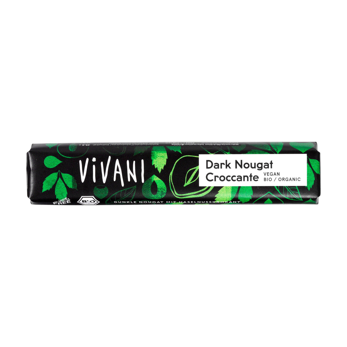 Ciocolată Neagră cu Nougat Crocant ECO, 35g