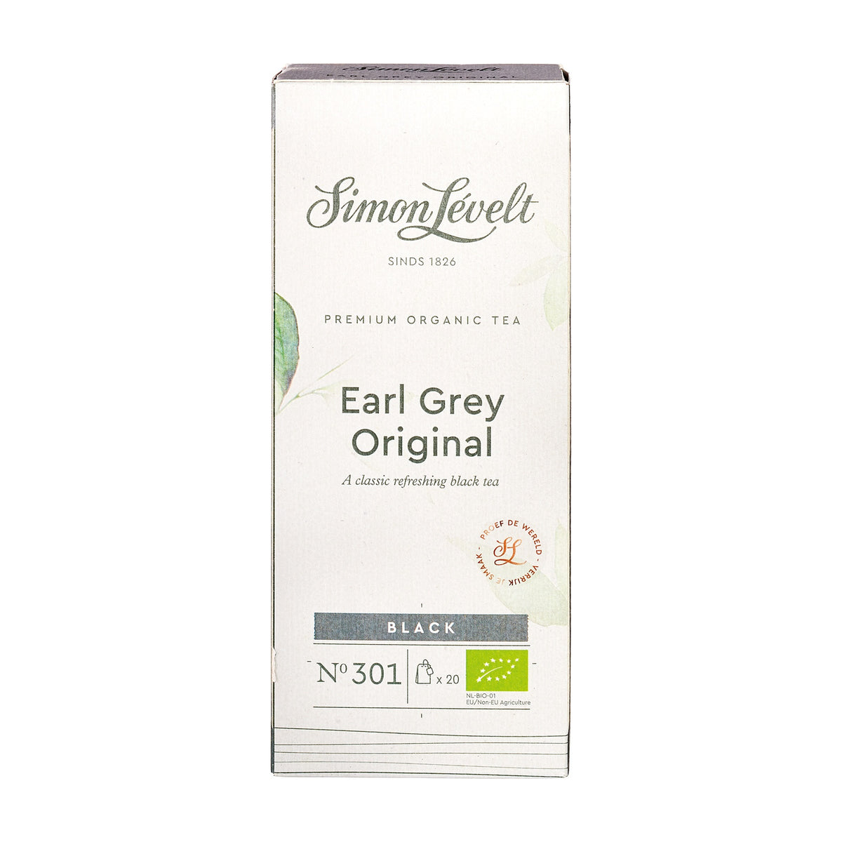 Ceai Negru Earl Grey ECO, 20 Plicuri