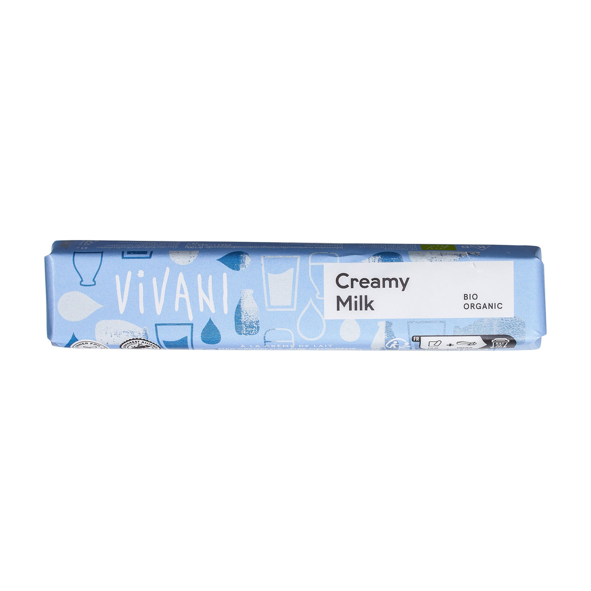 Ciocolată cu Lapte și Cremă de Lapte ECO, 40g