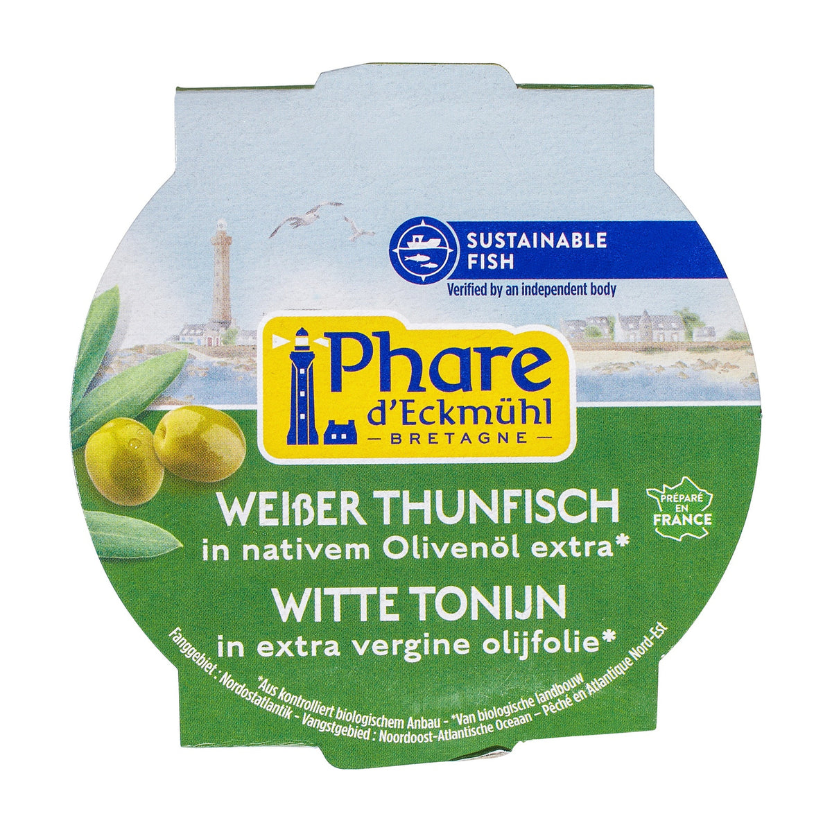 Ton Alb Germon în Ulei de Măsline ECO, 160g