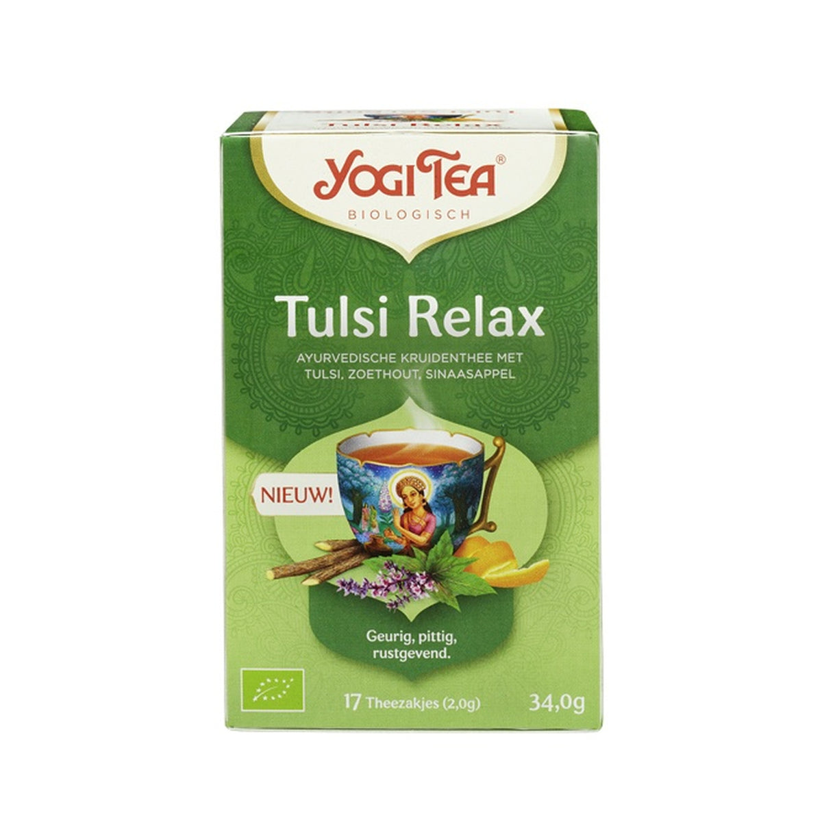 Ceai ECO Tulsi Relax, 17 pliculețe