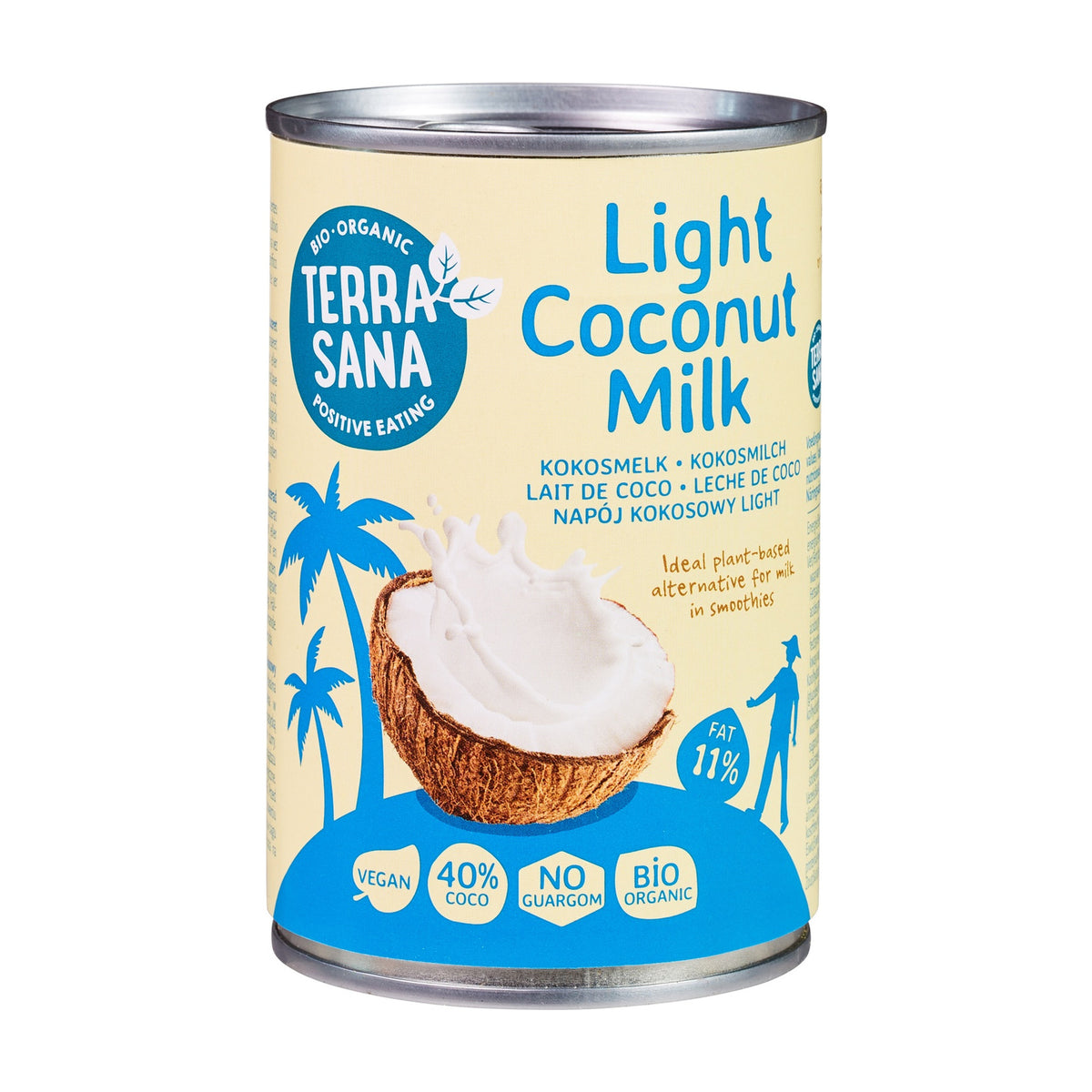 Lapte de Cocos Light pentru Gătit ECO, 400ml