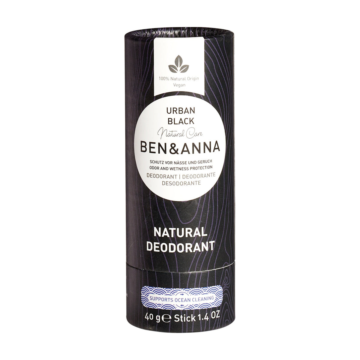 Deodorant Natural Stick Urban Black, 60g