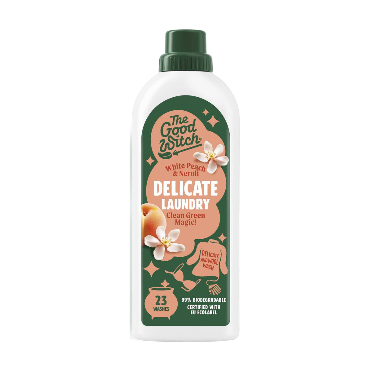 Detergent pentru Lână și Rufe Fine cu Piersică Albă și Neroli, 1L