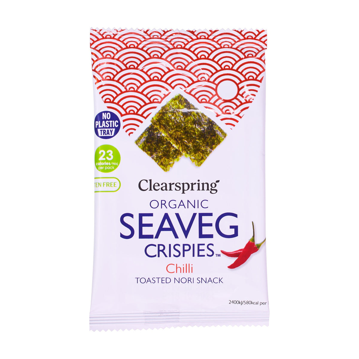 Chipsuri de Alge Nori cu Chilli ECO, 4g