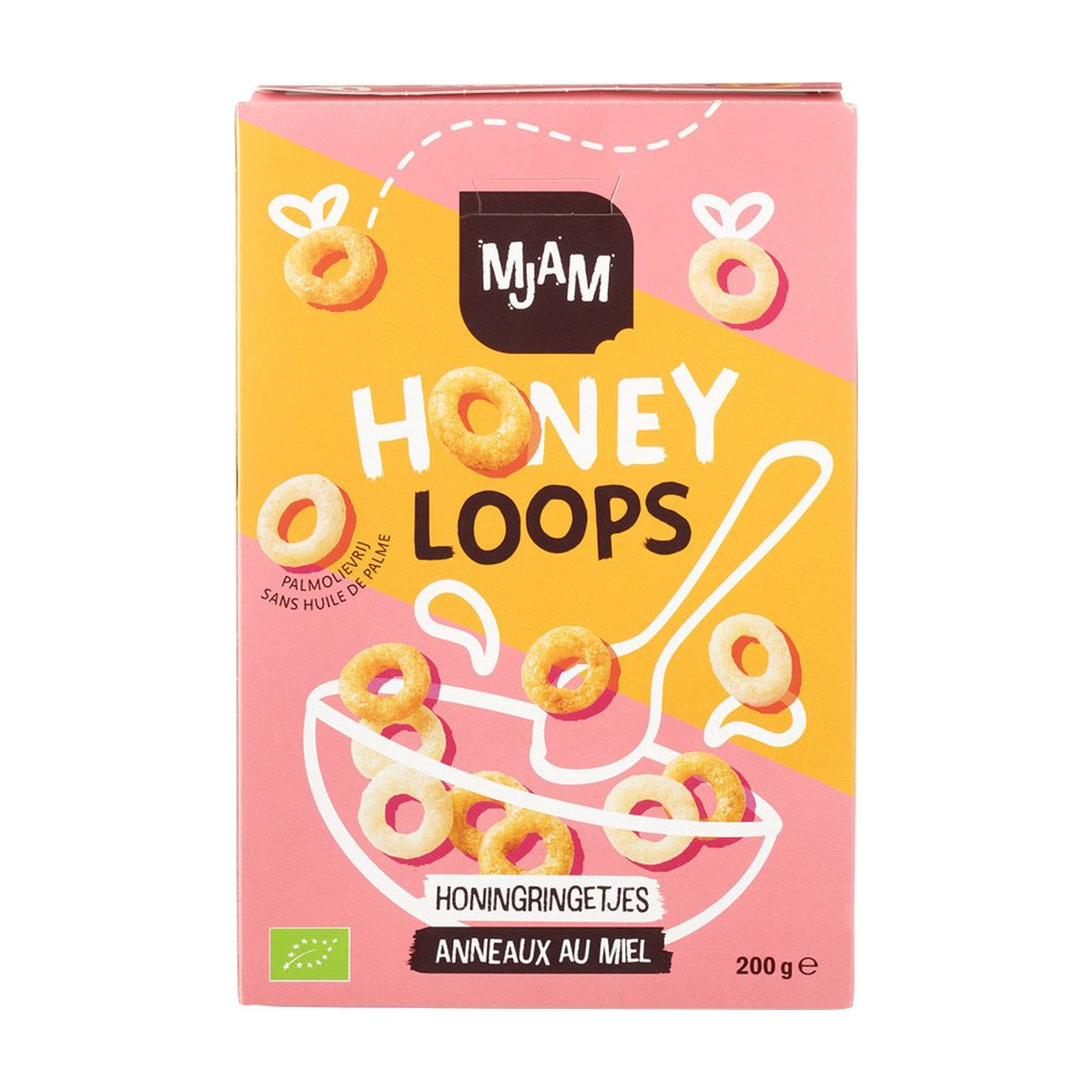 Cereale Honey Loops cu Miere ECO, 200g