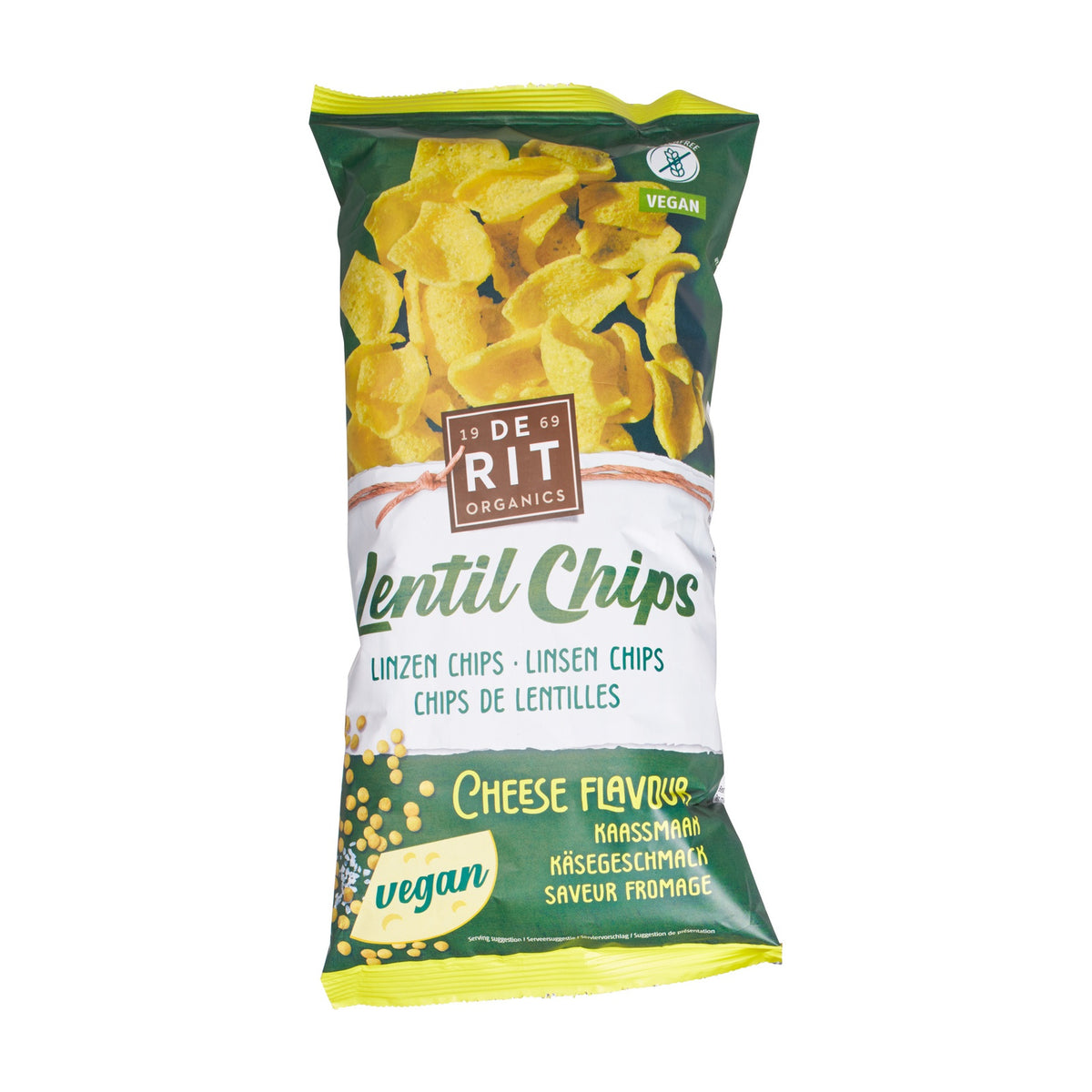 Chipsuri din Linte cu Aromă de Brânză ECO, 75g