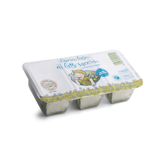 Caprino Proaspăt din Lapte de Vacă, 3x40g