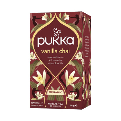 Ceai Pukka Vanilla Chai ECO, 20 de pliculețe, 40 g