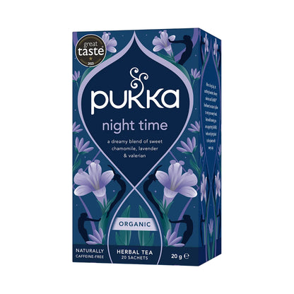Ceai Pukka Night Time ECO, 20 de pliculețe, 20 g