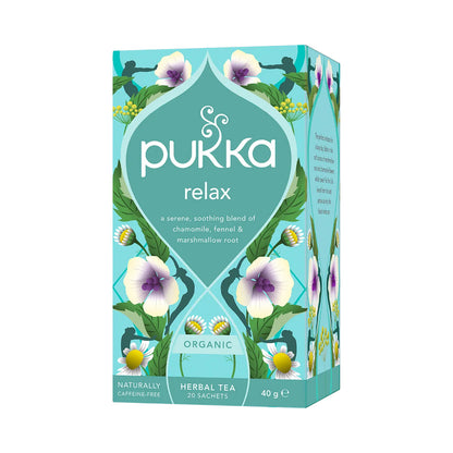 Ceai Pukka Relax ECO, 20 de pliculețe, 40 g