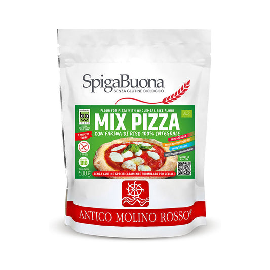 Mix Semiintegral fără Gluten pentru Pizza ECO, 500g