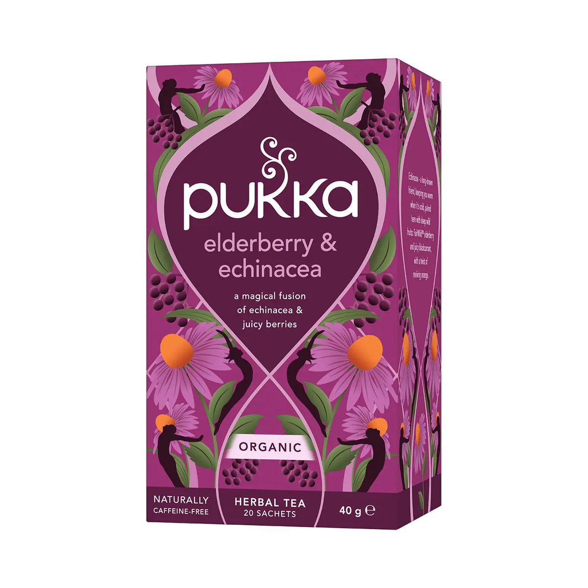 Ceai Pukka Elderberry & Echinacea ECO, 20 de pliculețe, 40 g