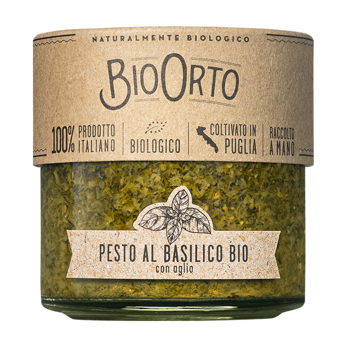 Pesto cu Busuioc și Usturoi ECO, 180g