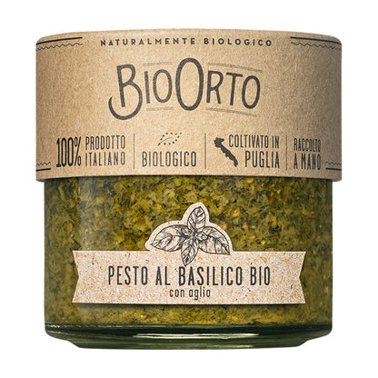 Pesto cu Busuioc și Usturoi ECO, 180g