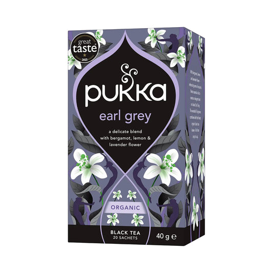 Ceai Pukka Gorgeously Delicate Earl Grey ECO, 20 de pliculețe, 40 g