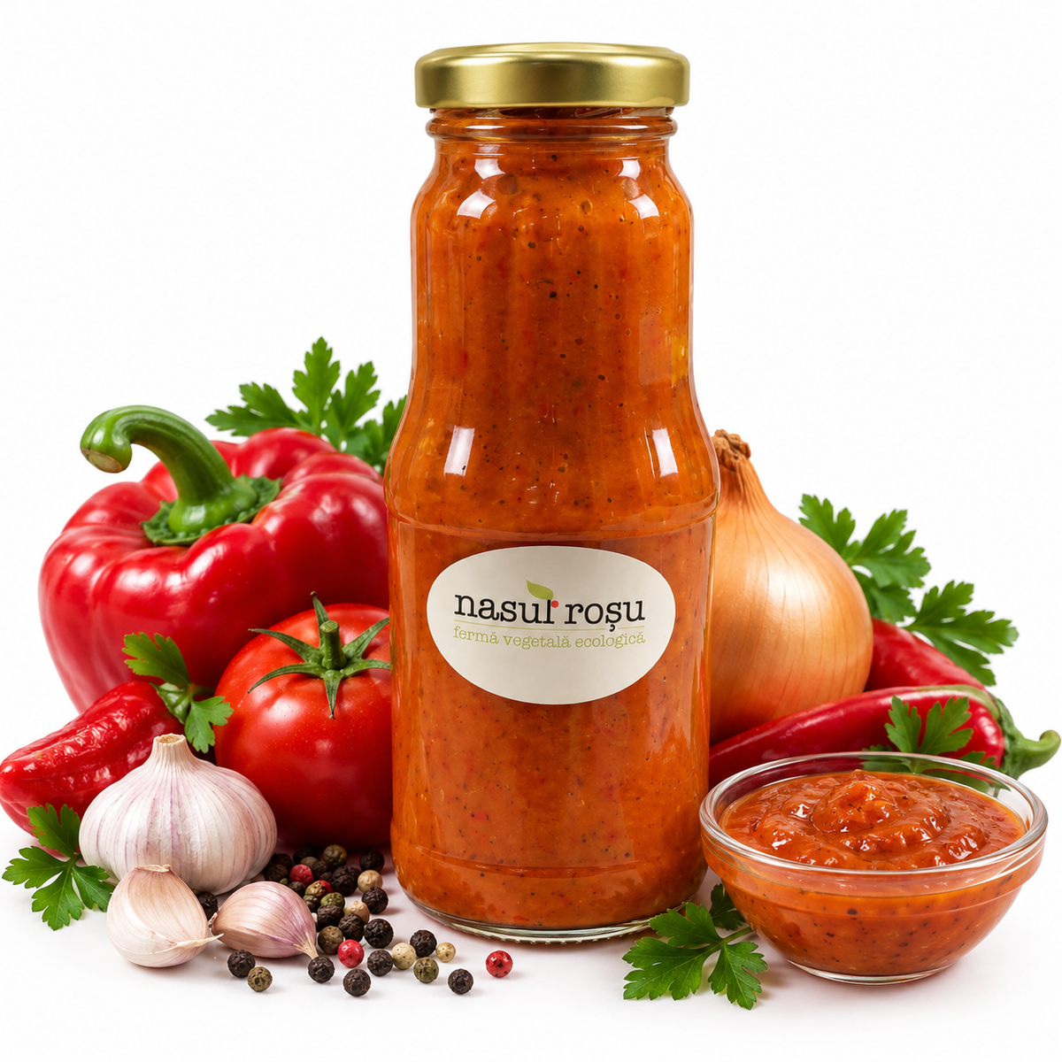 Ketchup de casă Nasul Roșu, 300 ml