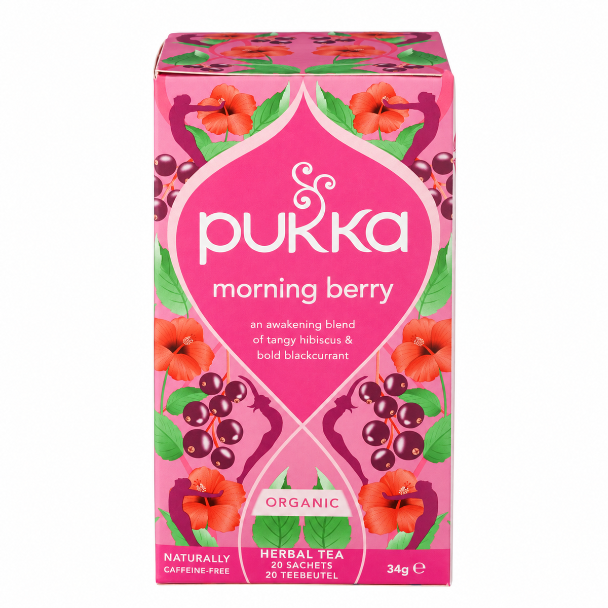 Ceai Pukka Morning Berry ECO, 20 pliculețe