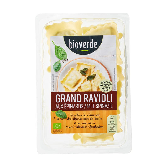 Ravioli proaspete cu spanac ECO Bioverde, 250g