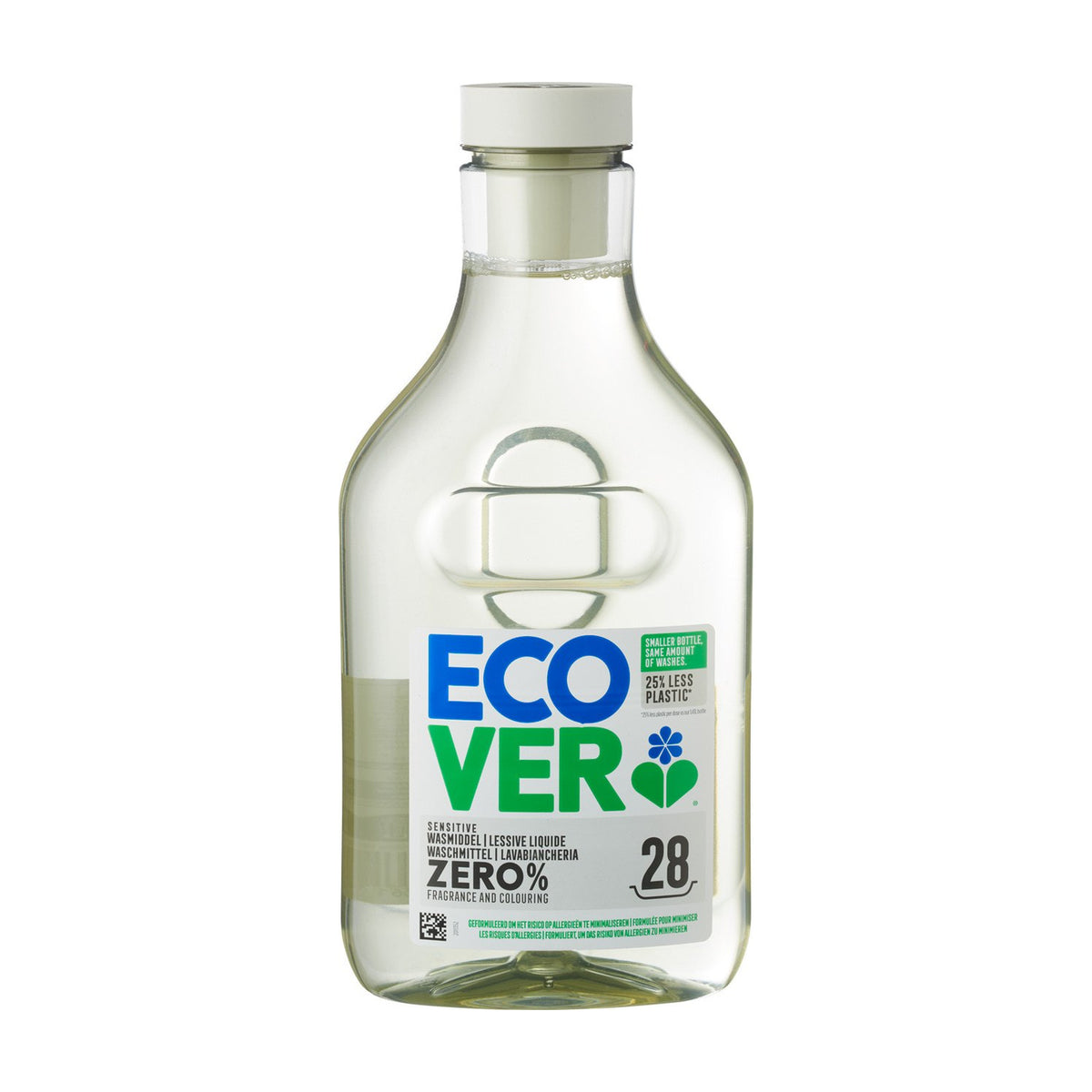 Detergent de rufe Ecover Zero% Sensitive, fără parfum, 1 L