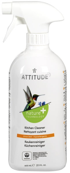 Soluție de Curățat Bucătăria Citrus Zest – Attitude, 800ml