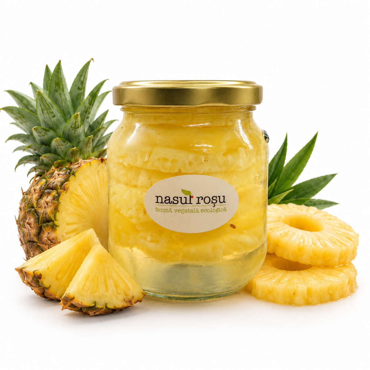 Compot de ananas Nasul Roșu, 580ml