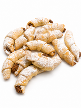 Cornulețe Fragede de Post cu Gem și Nucă, 200g