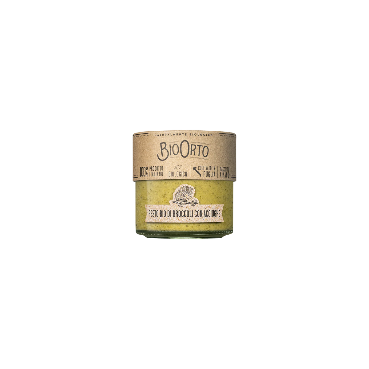 Pesto de Broccoli cu Anșoa ECO, 180g