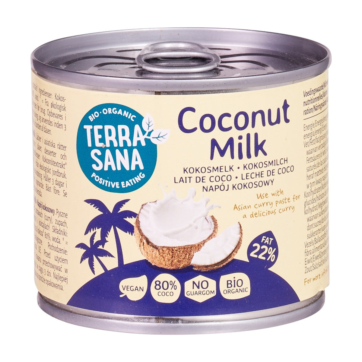 Lapte de Cocos Pur pentru Gătit ECO, 200ml
