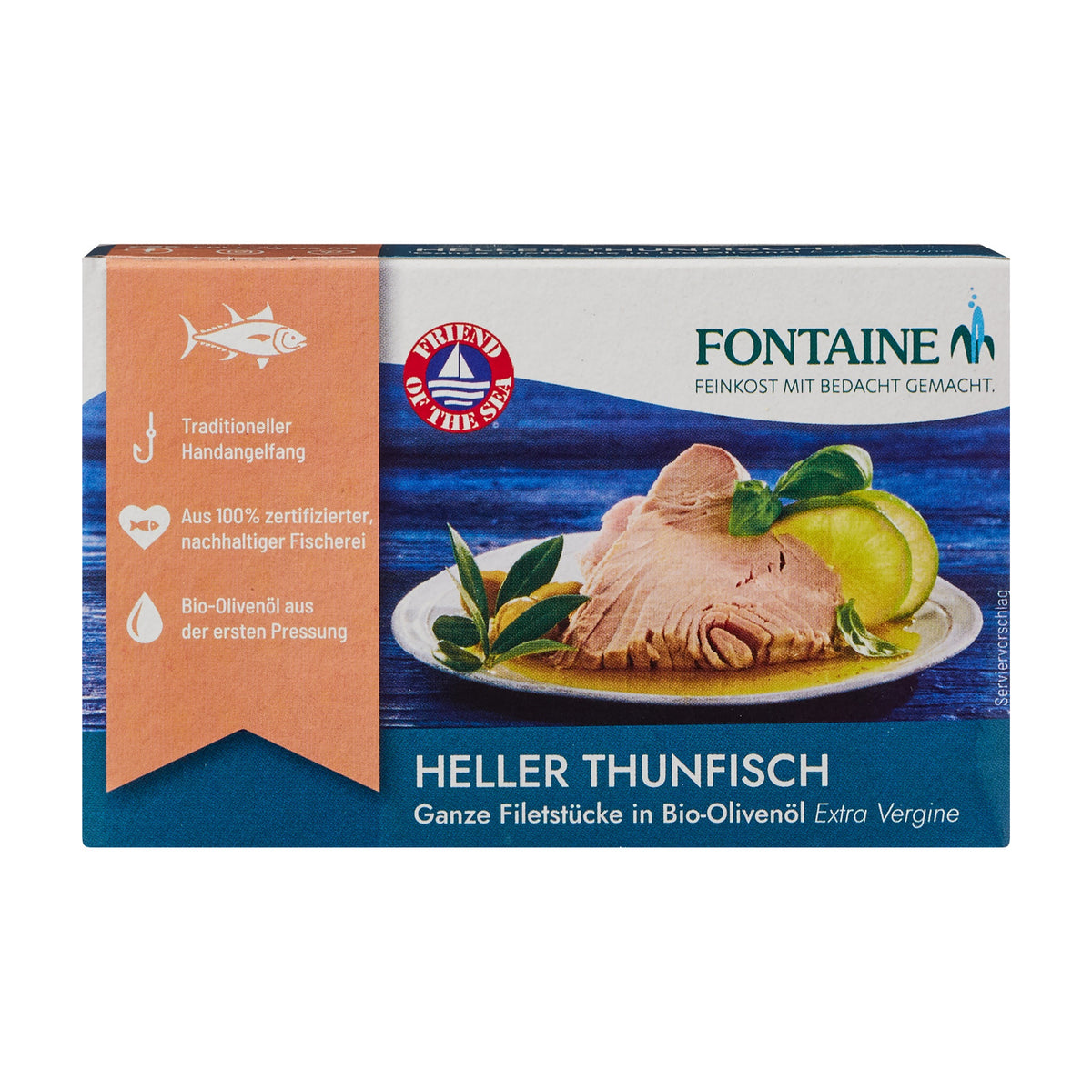 Conservă de Ton în Ulei de Măsline ECO, 120g