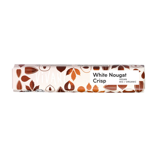 Ciocolată Albă Vegană White Nougat Crisp ECO, 35g