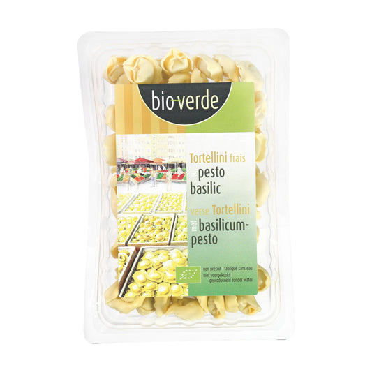 Tortellini Proaspete cu Pesto de Busuioc ECO, 200g