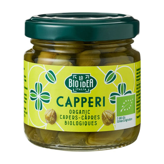 Capere în Oțet de Vin ECO, 100g