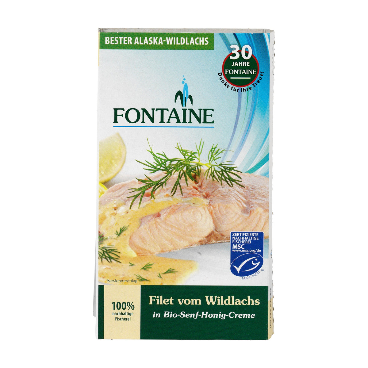 File de Somon Sălbatic în Sos de Muștar și Miere, 200g