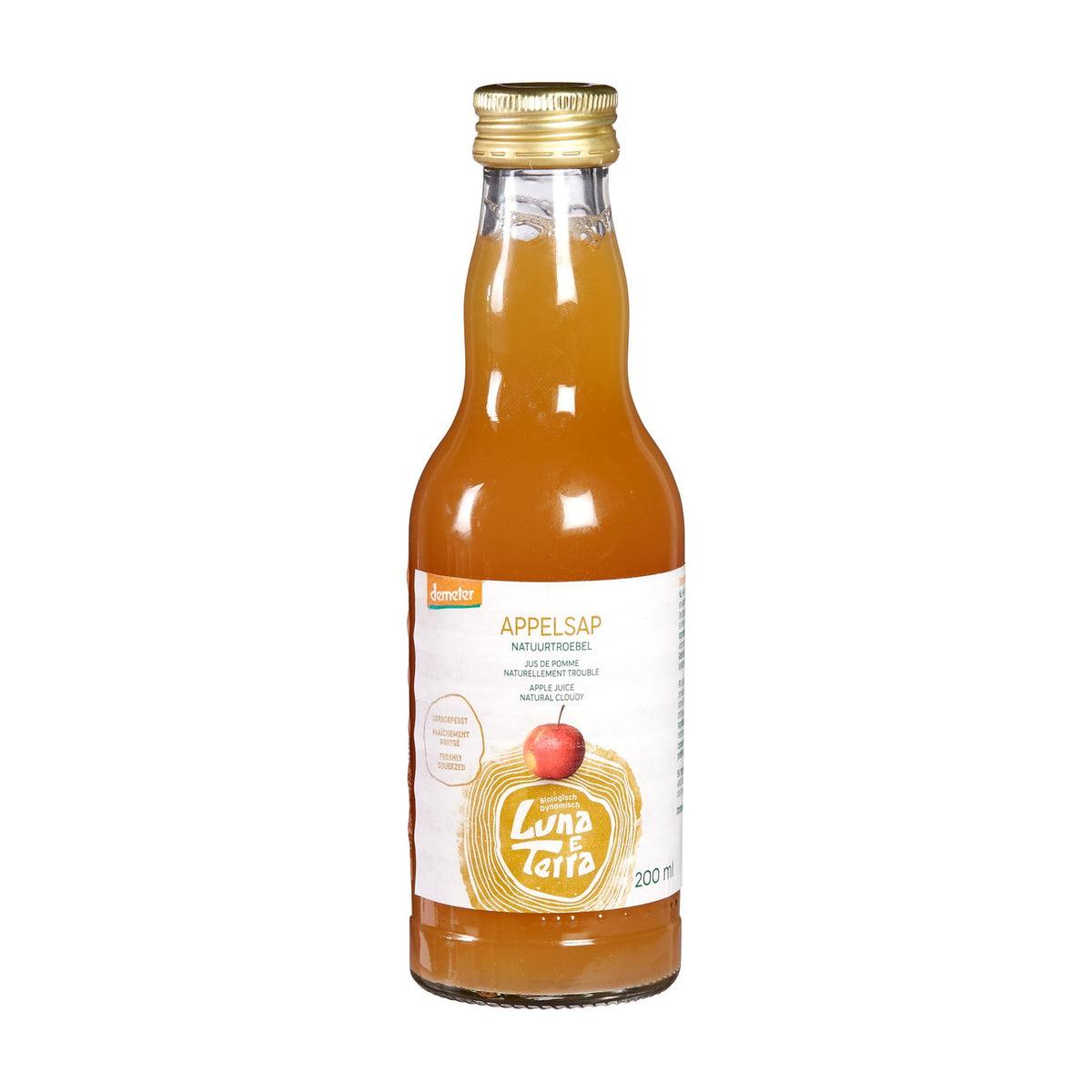 Suc de Mere Nefiltrat ECO & Demeter, 200ml