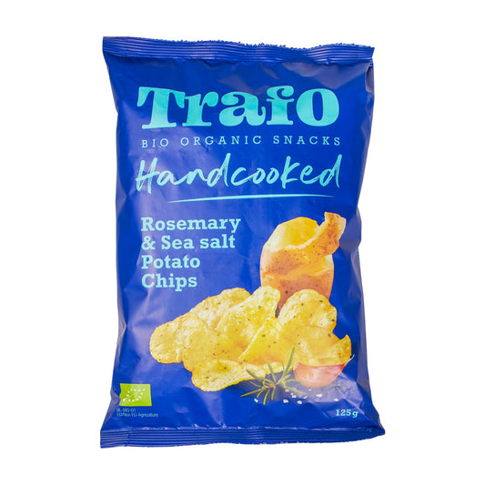 Chipsuri de Cartofi cu Rozmarin și Sare de Himalaya ECO, 125g