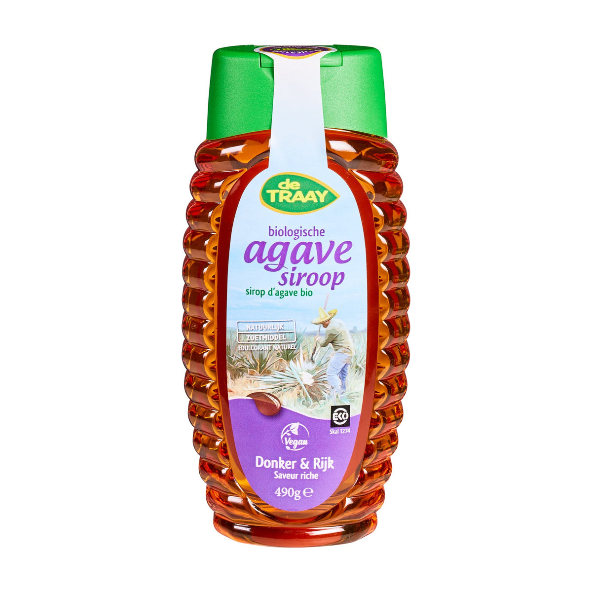 Sirop de Agave ECO Dark & Rich, 490g