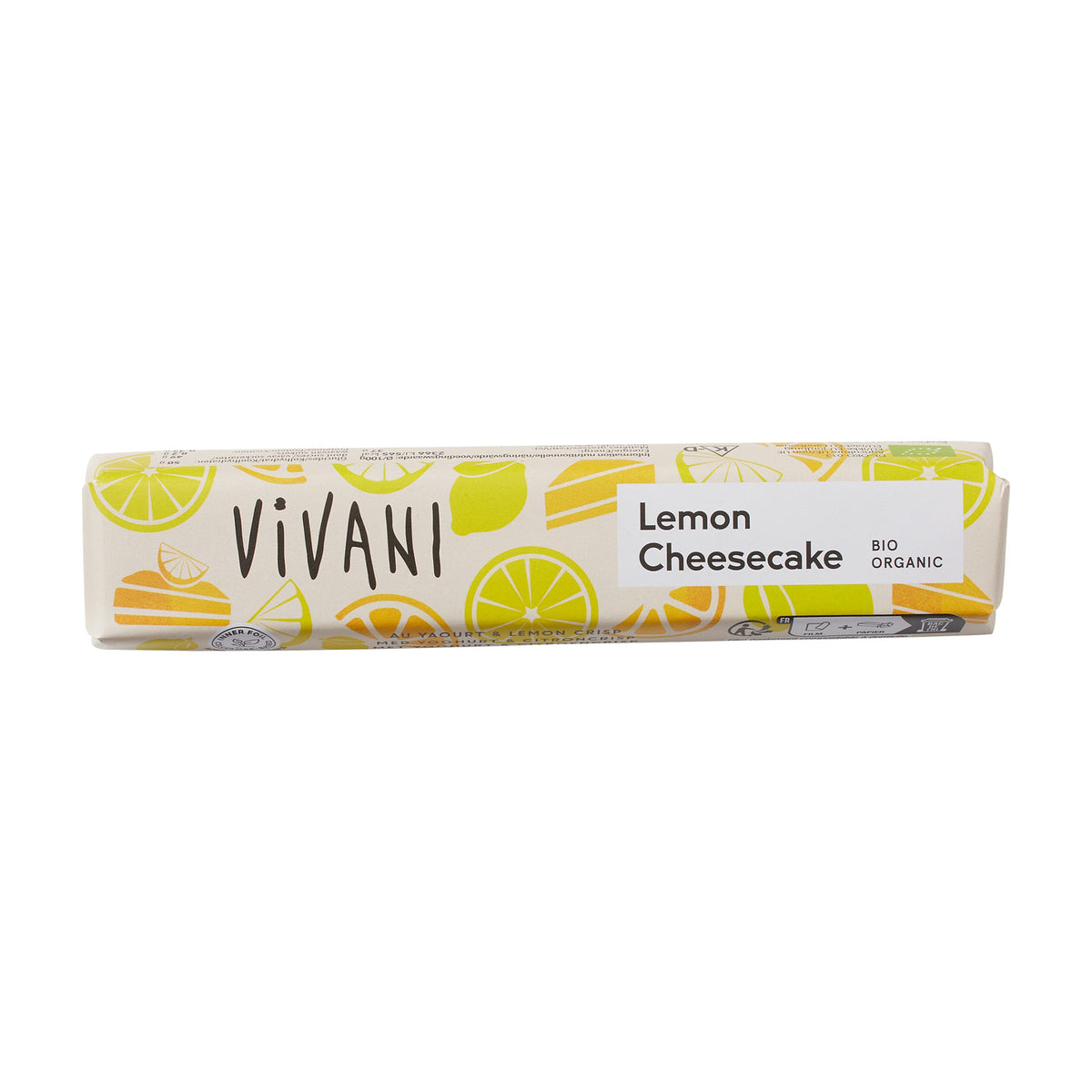 Ciocolată cu Lapte Lemon Cheesecake ECO, 40g